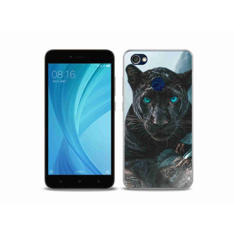 Gél borítás mmCase a Xiaomi Redmi Note 5A Prime készülékhez - fekete párduc