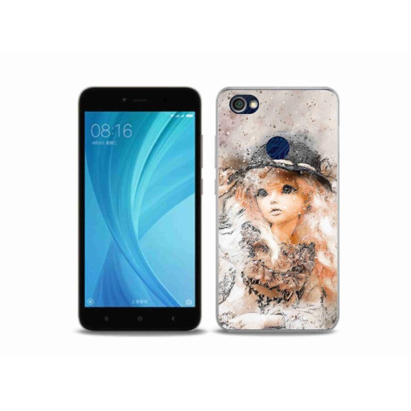 Gél borítás mmCase a Xiaomi Redmi Note 5A Prime számára - lány kalapban