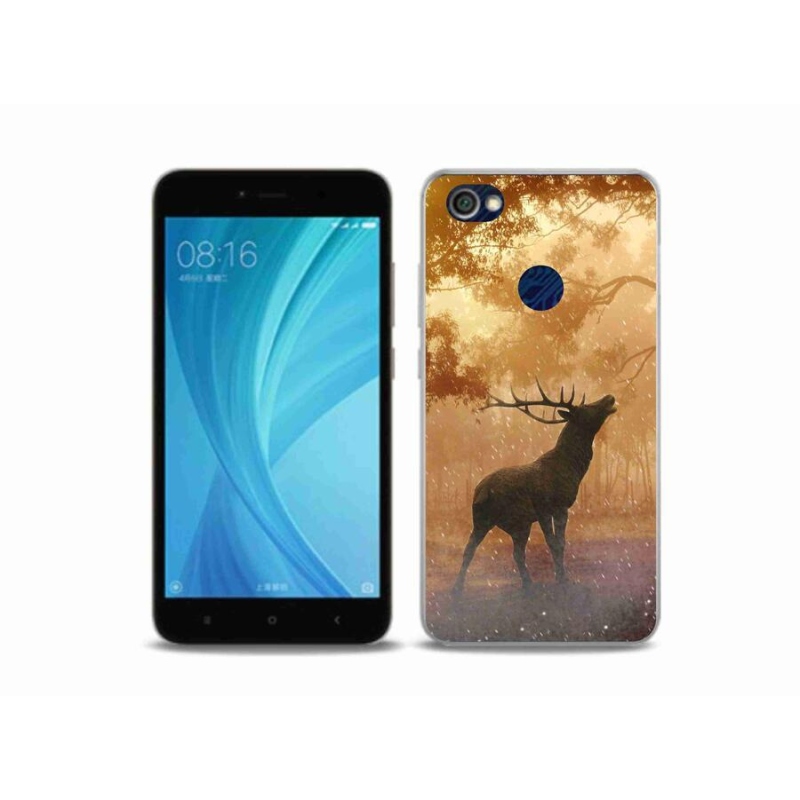Zselés borítás mmCase a Xiaomi Redmi Note 5A Prime számára - szarvas a vadászaton