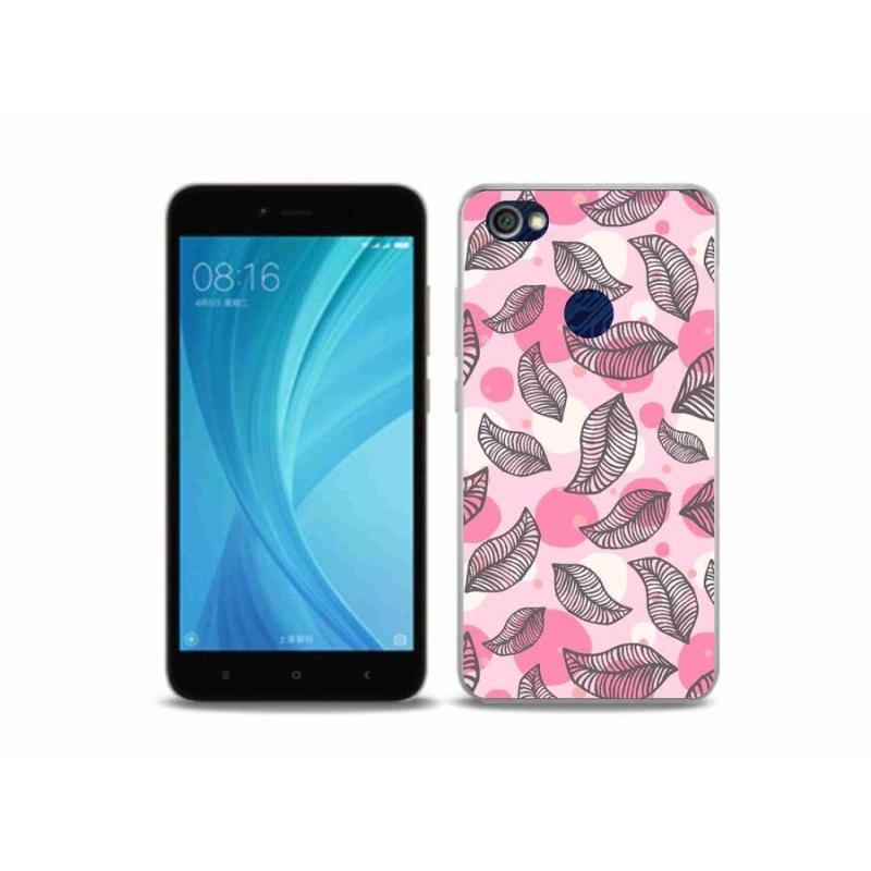 Gél borítás mmCase a Xiaomi Redmi Note 5A Prime számára - rajzfilmes hulló levelek