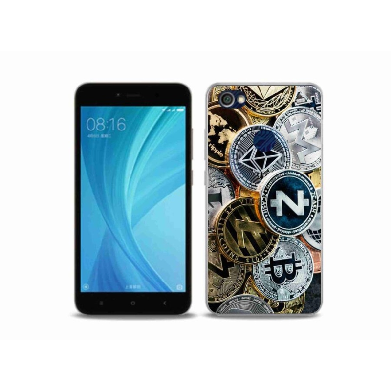 Gél borítás mmCase a Xiaomi Redmi Note 5A Prime számára - kriptovaluták