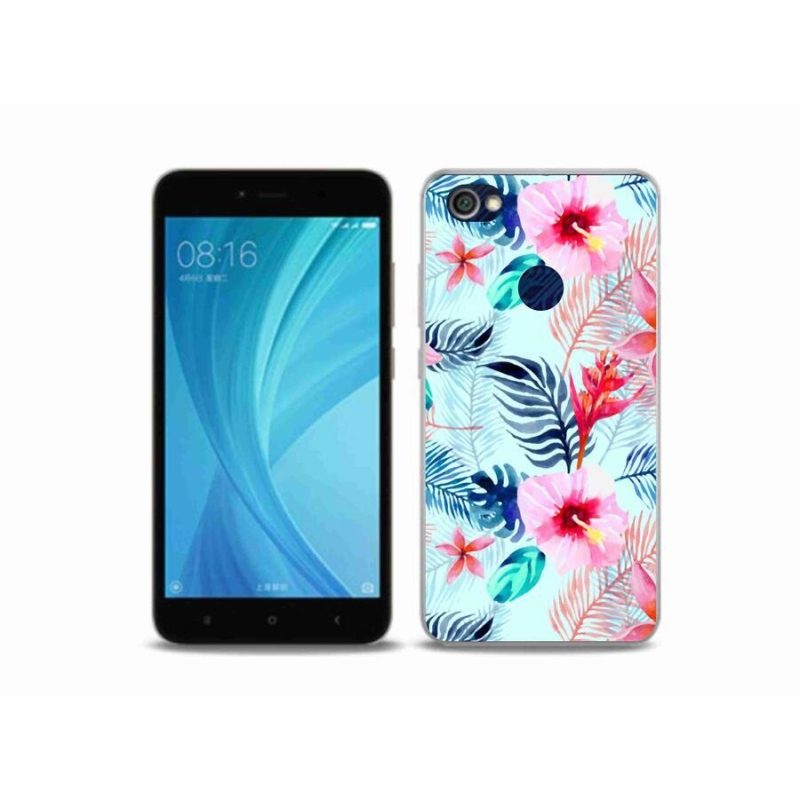 Gél borítás mmCase a Xiaomi Redmi Note 5A Prime számára - virágok