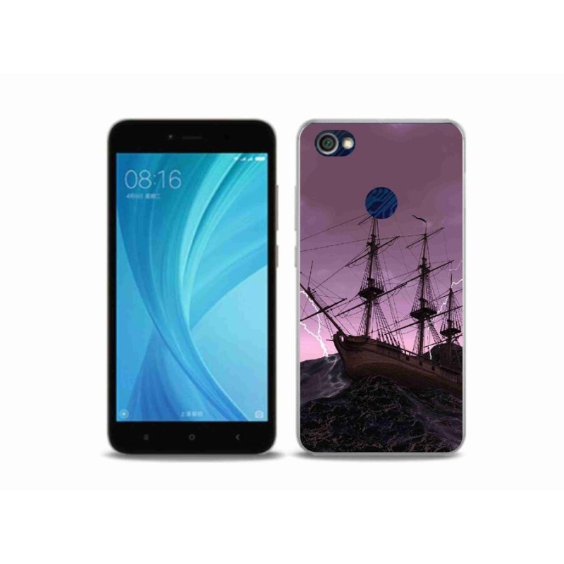 Gél borítás mmCase a Xiaomi Redmi Note 5A Prime számára - hajó a viharban
