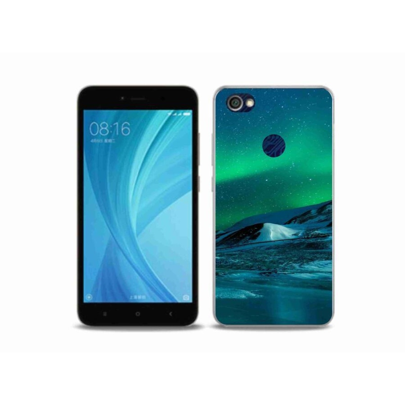 Gél borítás mmCase a Xiaomi Redmi Note 5A Prime számára - sarki fény