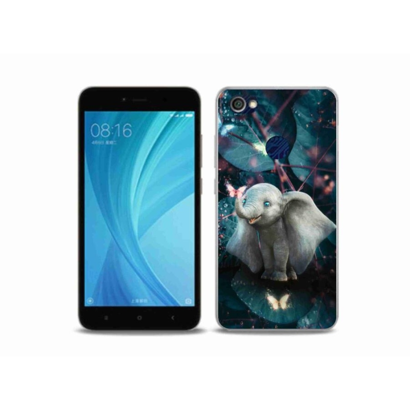 Gél borítás mmCase a Xiaomi Redmi Note 5A Prime számára - aranyos elefánt