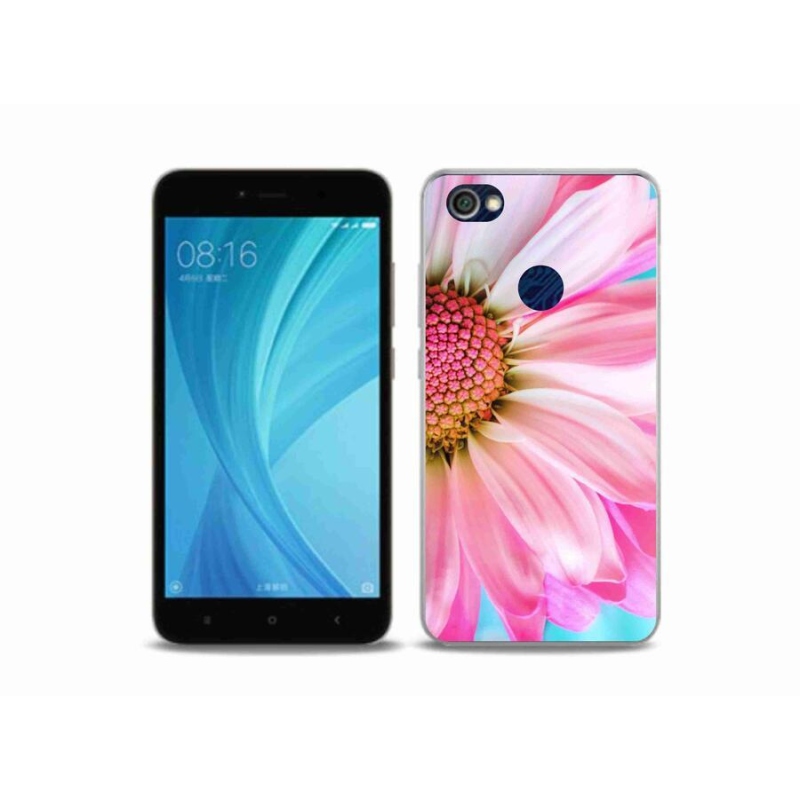 Gél borítás mmCase a Xiaomi Redmi Note 5A Prime készülékhez - rózsaszín virág