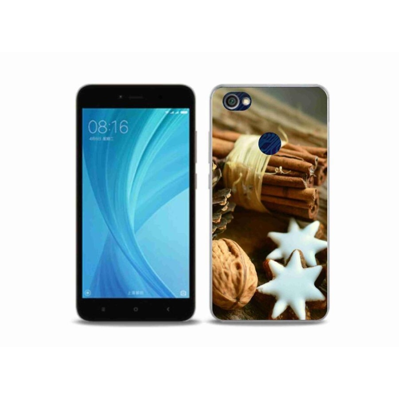 Gél borítás mmCase a Xiaomi Redmi Note 5A Prime számára - fahéj és mézeskalács