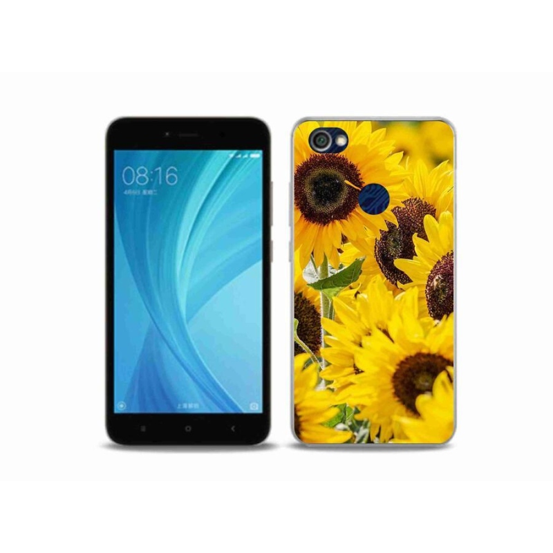 Gél borítás mmCase a Xiaomi Redmi Note 5A Prime készülékhez - Napraforgó