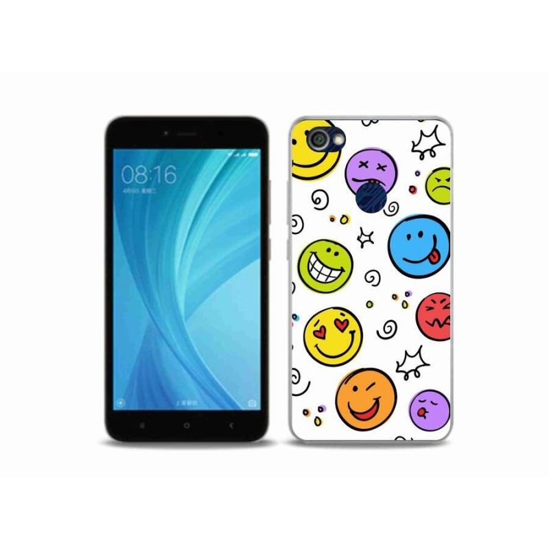 Gél borító mmCase a Xiaomi Redmi Note 5A Prime készülékhez - smiley-k