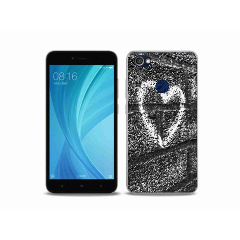 Gél borítás mmCase a Xiaomi Redmi Note 5A Prime számára - szív a falon
