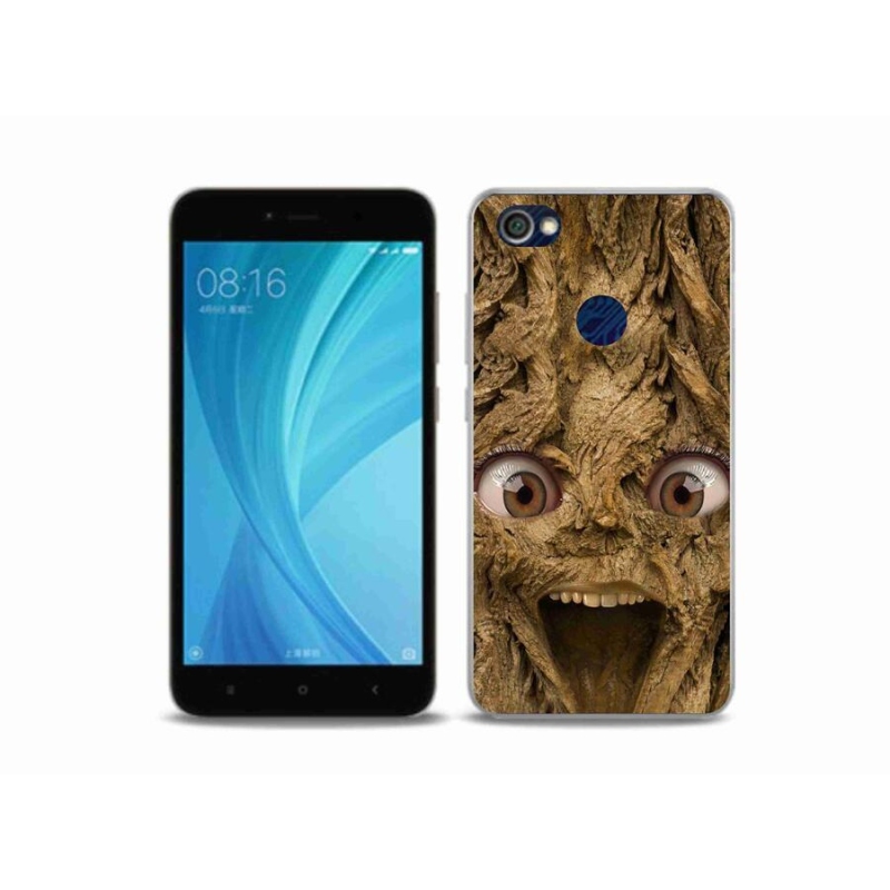 Gél borítás mmCase a Xiaomi Redmi Note 5A Prime számára - vidám fa szemekkel