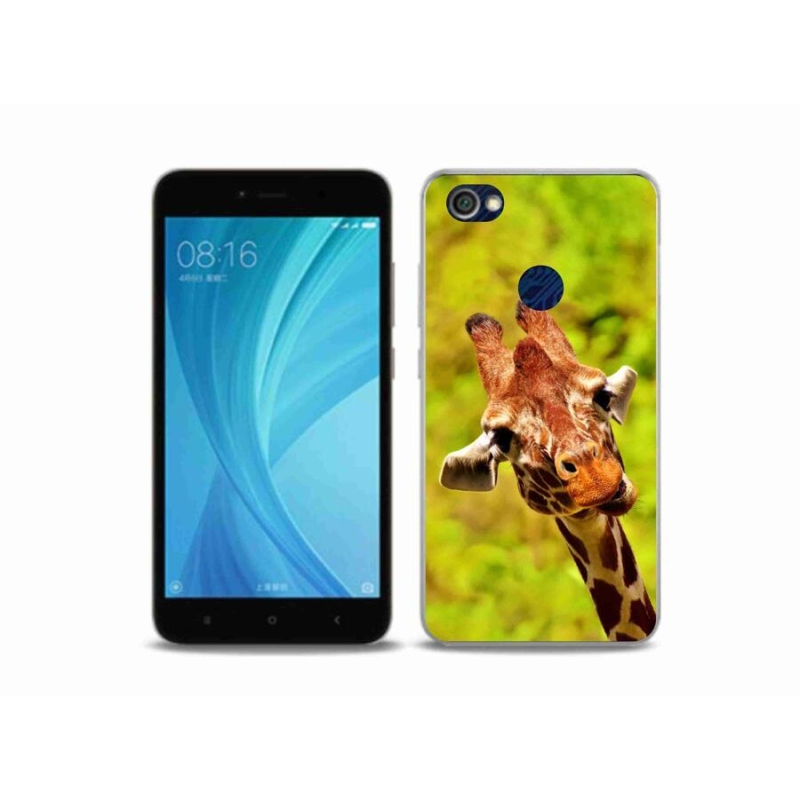 Zselés borítás mmCase a Xiaomi Redmi Note 5A Prime készülékhez - zsiráf