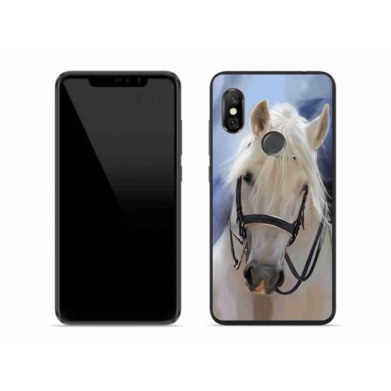 Gél borítás mmCase a Xiaomi Redmi Note 6 Pro-hoz - fehér ló