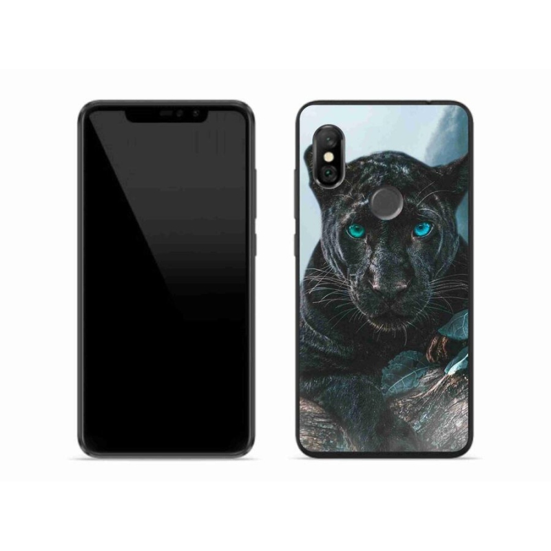Gél borítás mmCase a Xiaomi Redmi Note 6 Pro készülékhez - fekete párduc