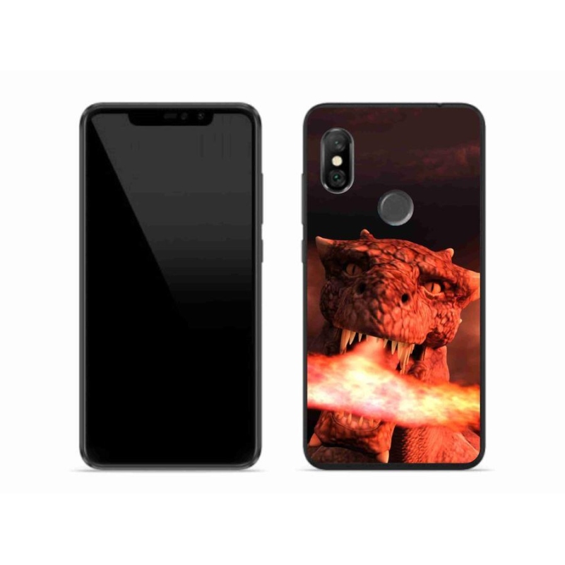 Zselés borítás mmCase a Xiaomi Redmi Note 6 Pro-hoz - sárkány