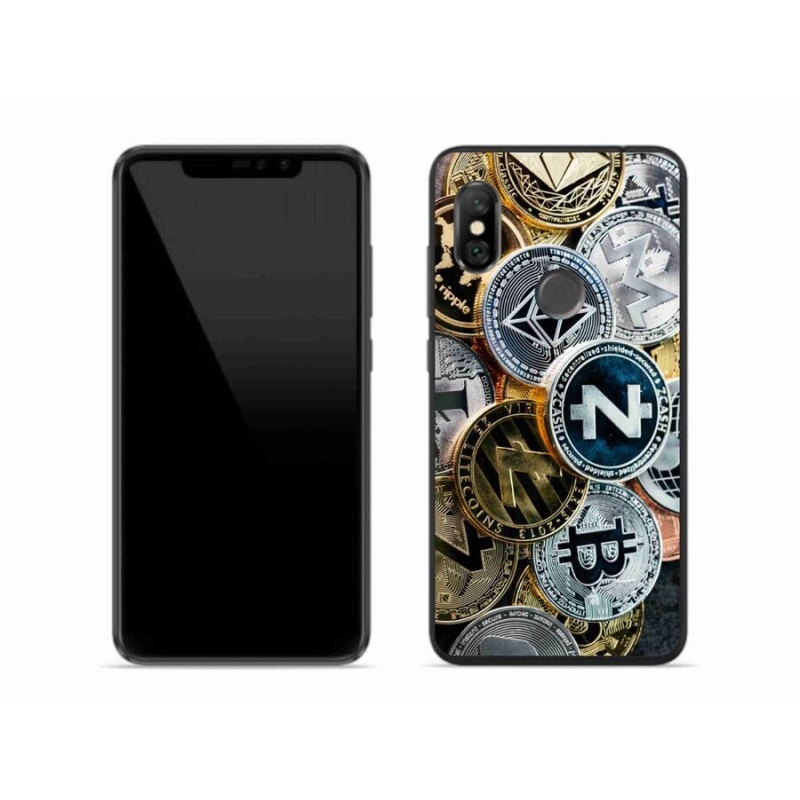 Gél borítás mmCase a Xiaomi Redmi Note 6 Pro számára - kriptovaluták