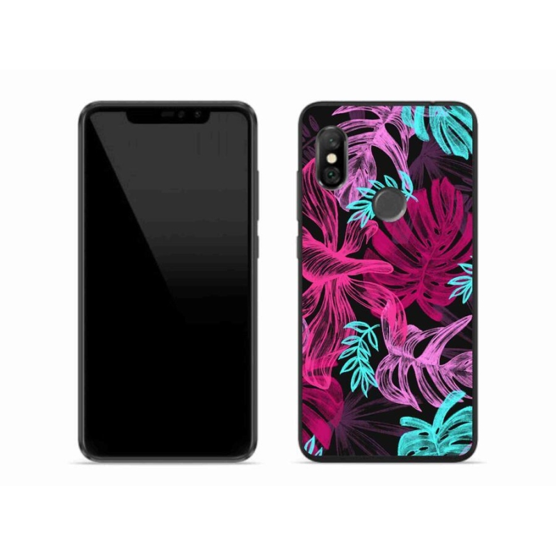 Gél borítás mmCase a Xiaomi Redmi Note 6 Pro számára - virágok 1