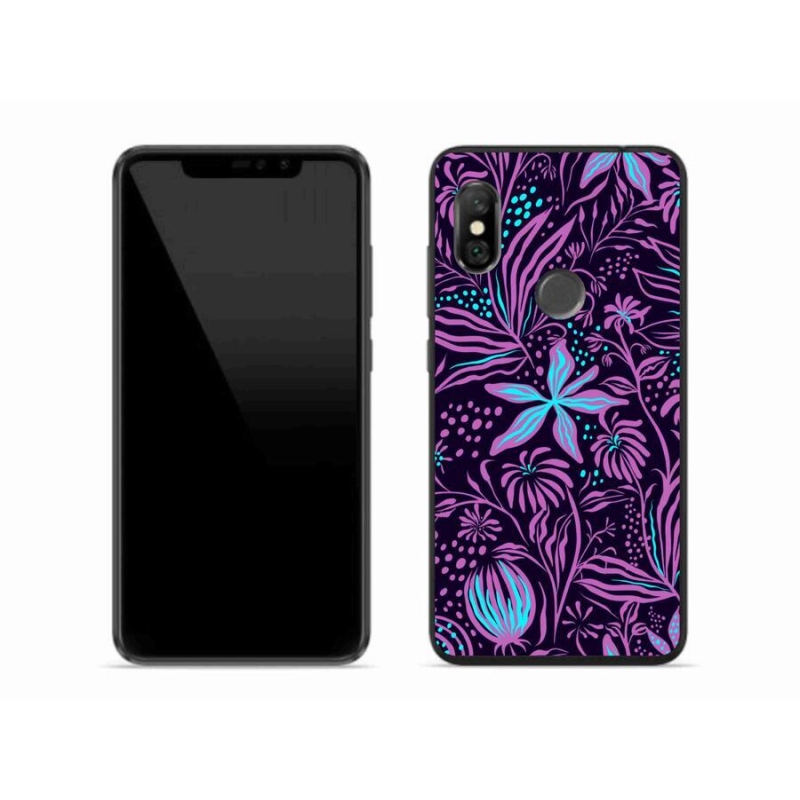 Gél borítás mmCase a Xiaomi Redmi Note 6 Pro számára - virágok 2