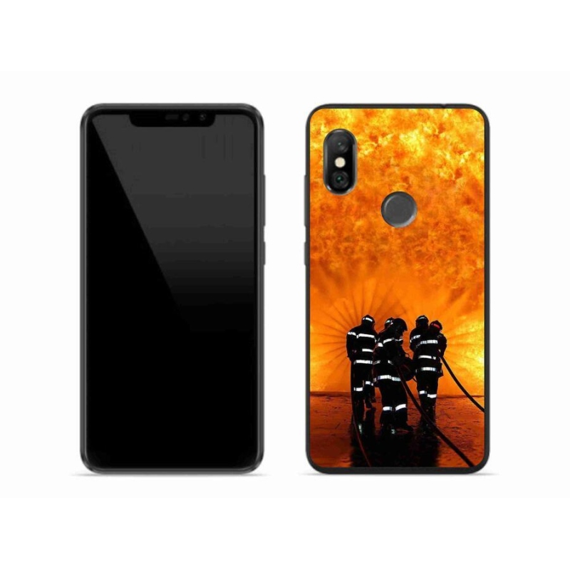 Gél borítás mmCase a Xiaomi Redmi Note 6 Pro-hoz - tűz