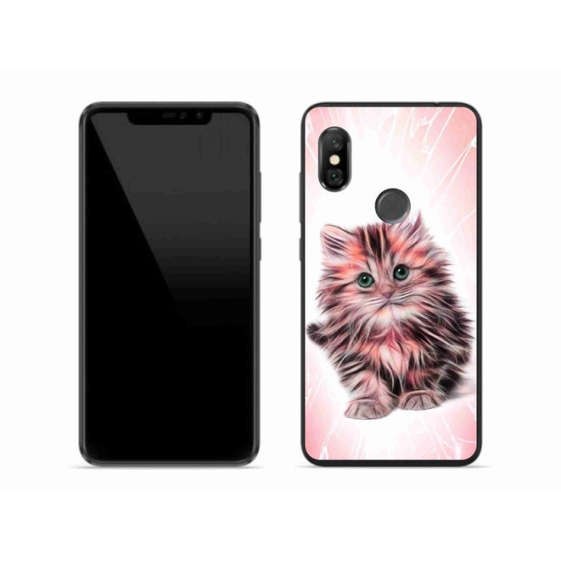 Gél borítás mmCase a Xiaomi Redmi Note 6 Pro számára - aranyos cica