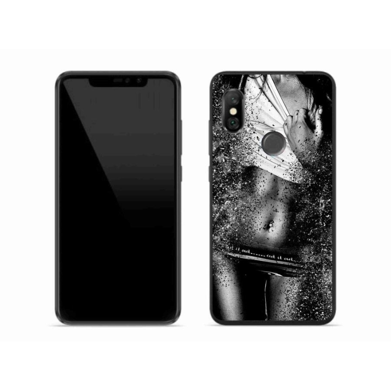 Gél borítás mmCase a Xiaomi Redmi Note 6 Pro-hoz - szexi nő 1