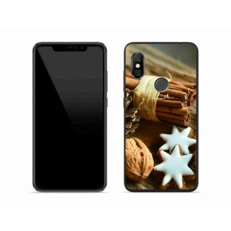 Gél borítás mmCase a Xiaomi Redmi Note 6 Pro számára - fahéj és mézeskalács