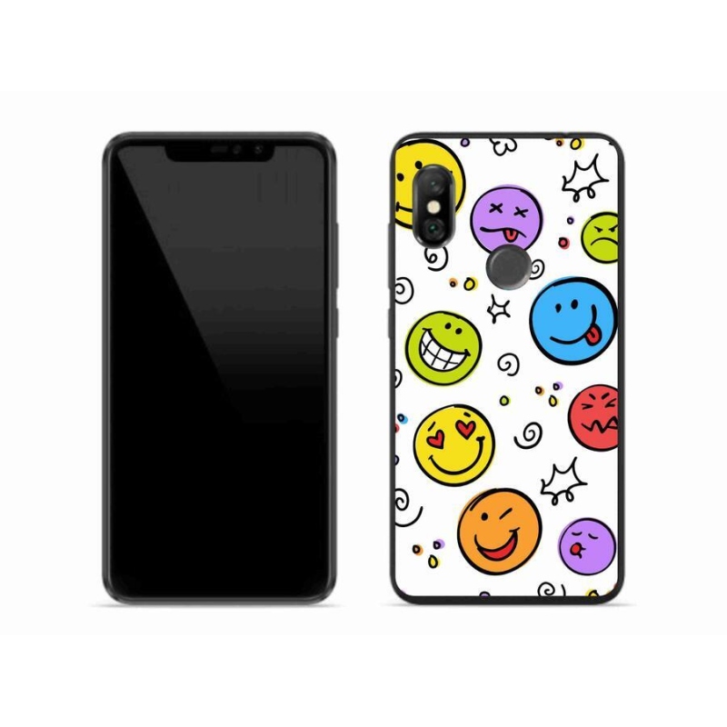 Gél borítás mmCase a Xiaomi Redmi Note 6 Pro készülékhez - smiley-k