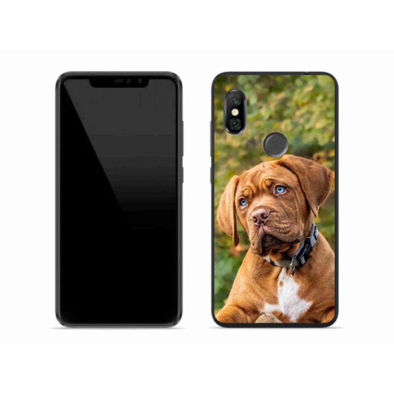 Gél borítás mmCase a Xiaomi Redmi Note 6 Pro számára - kölyökkutyakék
