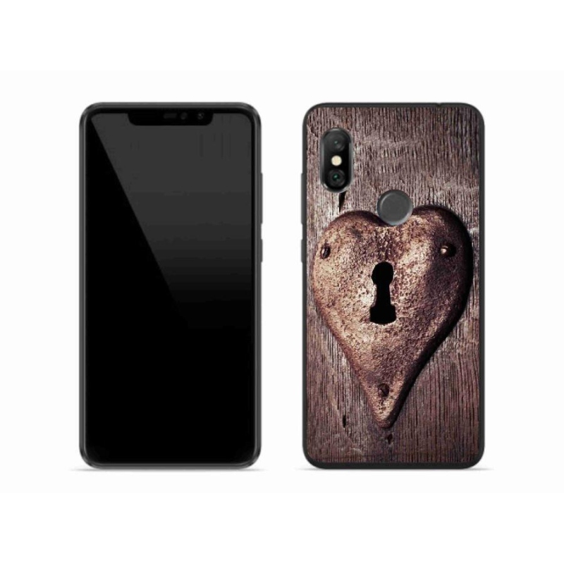Gél borítás mmCase a Xiaomi Redmi Note 6 Pro-hoz - szív alakú zár