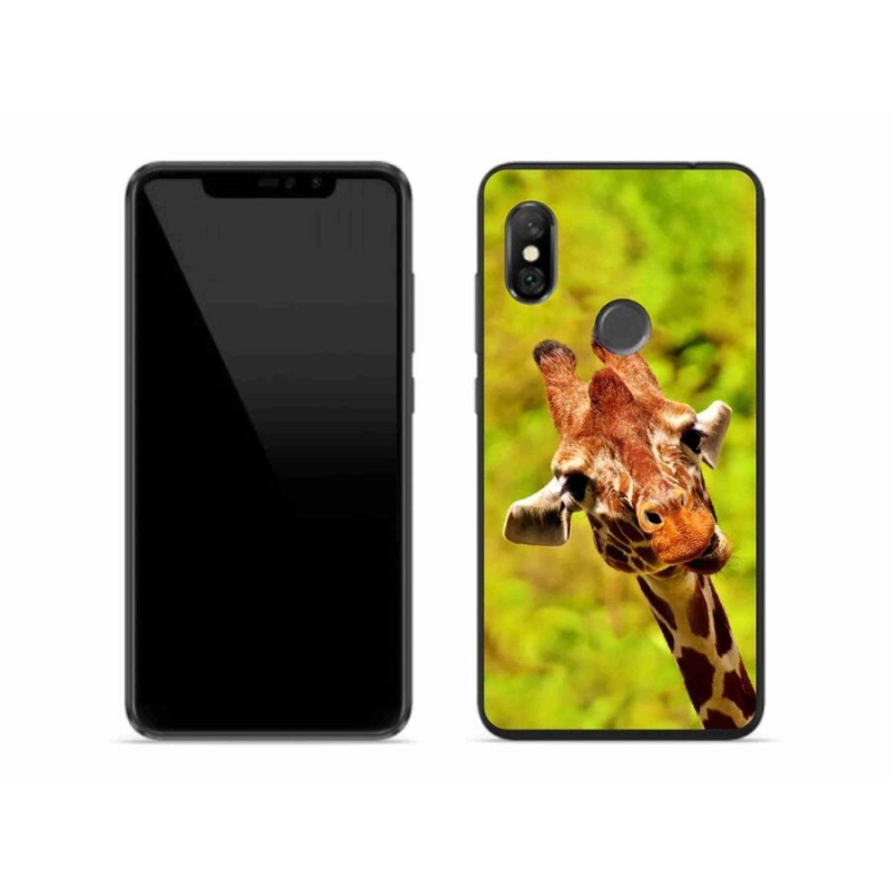 Gél borítás mmCase a Xiaomi Redmi Note 6 Pro készülékhez - zsiráf