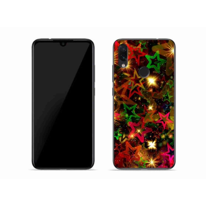Gél borítás mmCase a Xiaomi Redmi Note 7-hez - színes csillagok