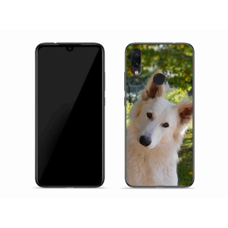 Gél borítás mmCase a Xiaomi Redmi Note 7-hez - fehér Swiss Shepherd 1