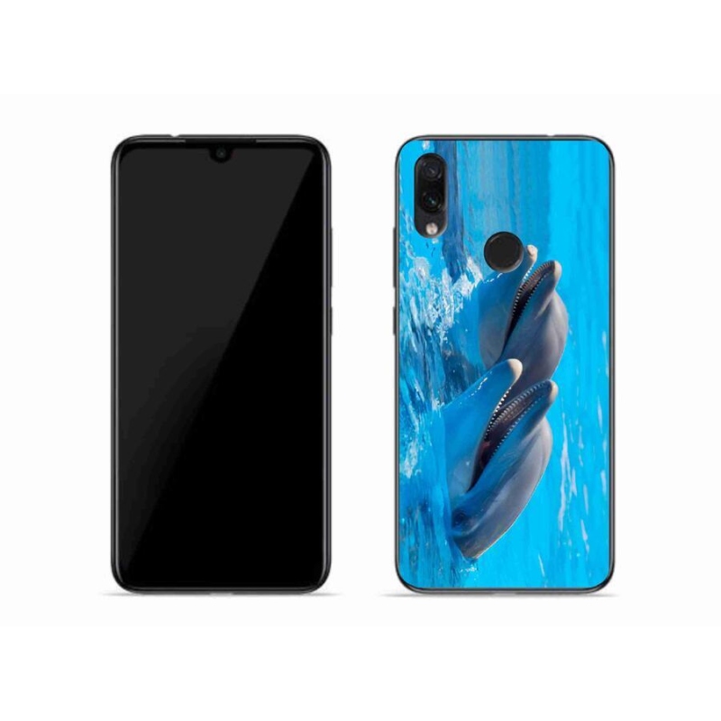Gél borítás mmCase a Xiaomi Redmi Note 7-hez - delfinek