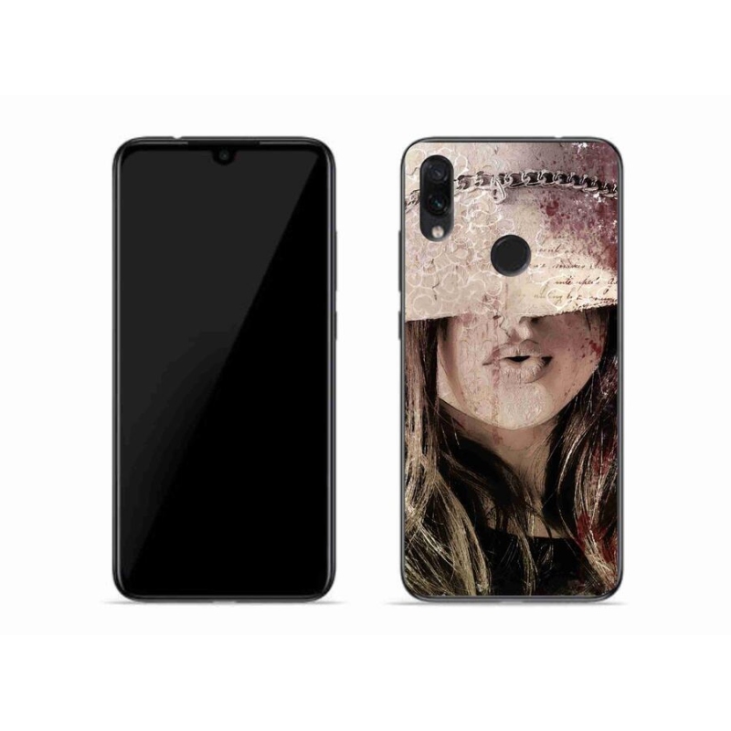Gél borító mmCase a Xiaomi Redmi Note 7-hez - lány