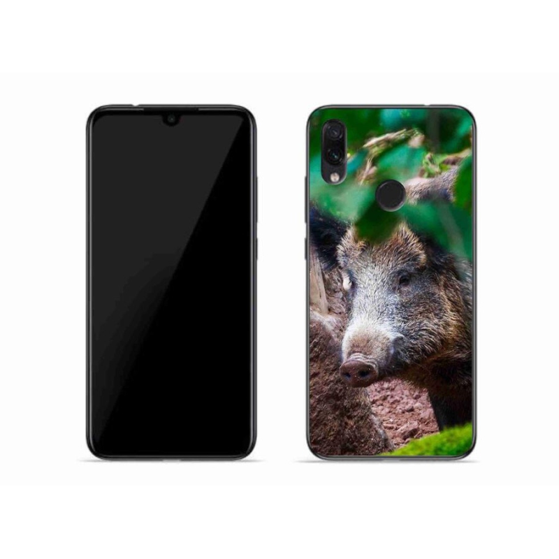 Gél borítás mmCase a Xiaomi Redmi Note 7-hez - vaddisznó