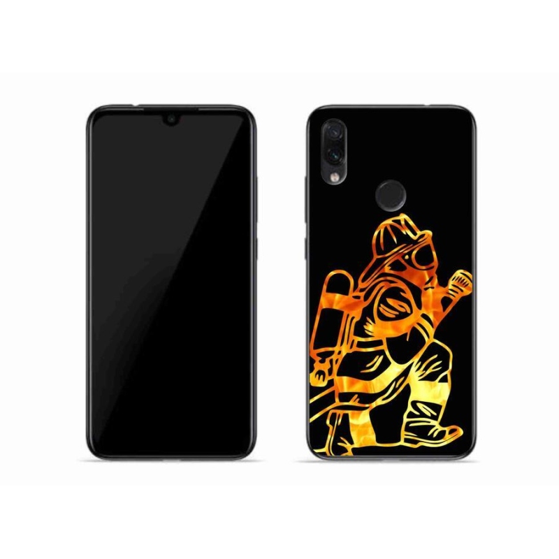 Gél borítás mmCase a Xiaomi Redmi Note 7-hez - tűzoltó 1