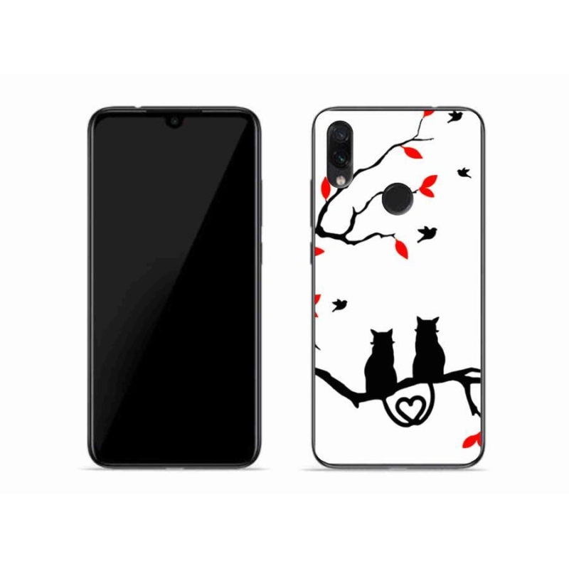 Gél borító mmCase a Xiaomi Redmi Note 7-hez - macska szeretet