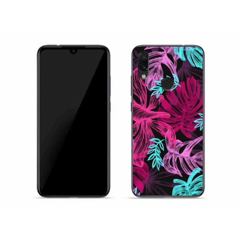 Gél borító mmCase a Xiaomi Redmi Note 7-hez - virágok 1