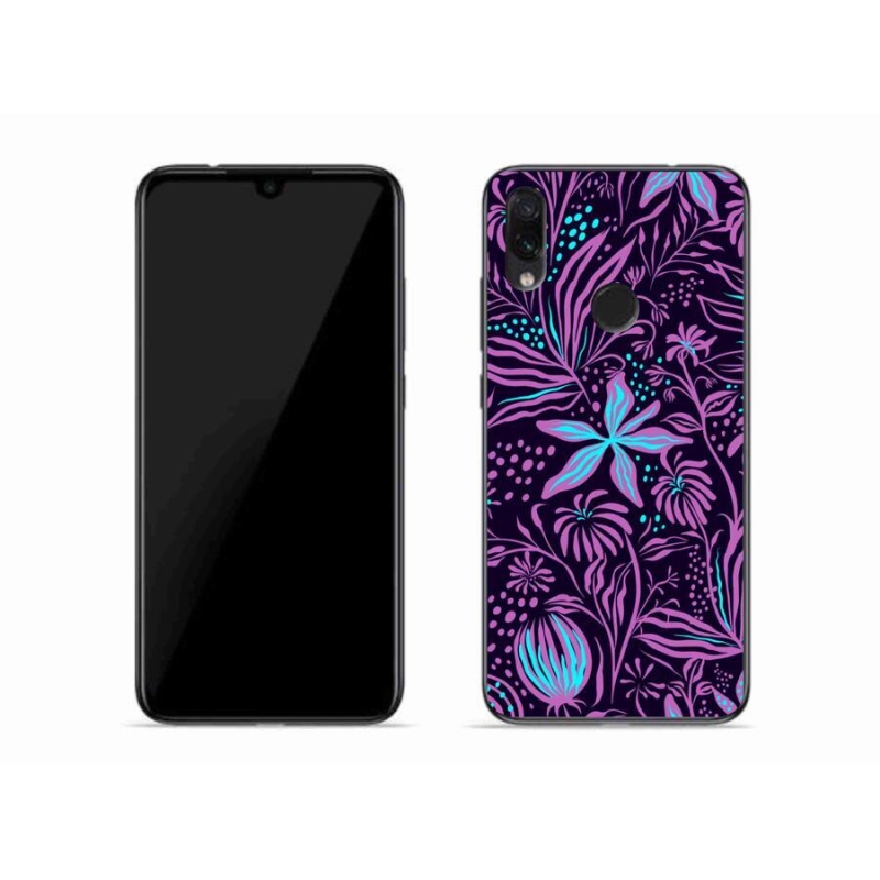 Gél borító mmCase a Xiaomi Redmi Note 7-hez - virágok 2