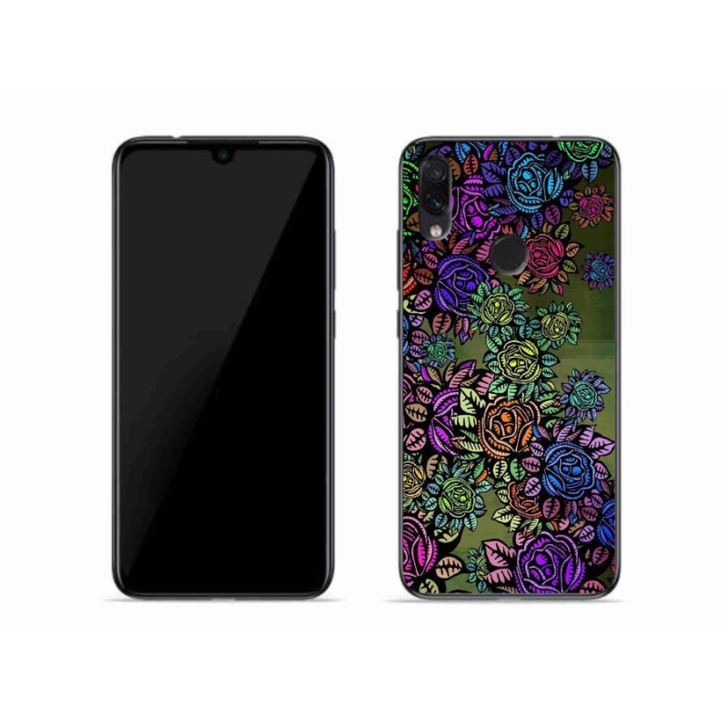 Gél borító mmCase a Xiaomi Redmi Note 7 - virágok 6
