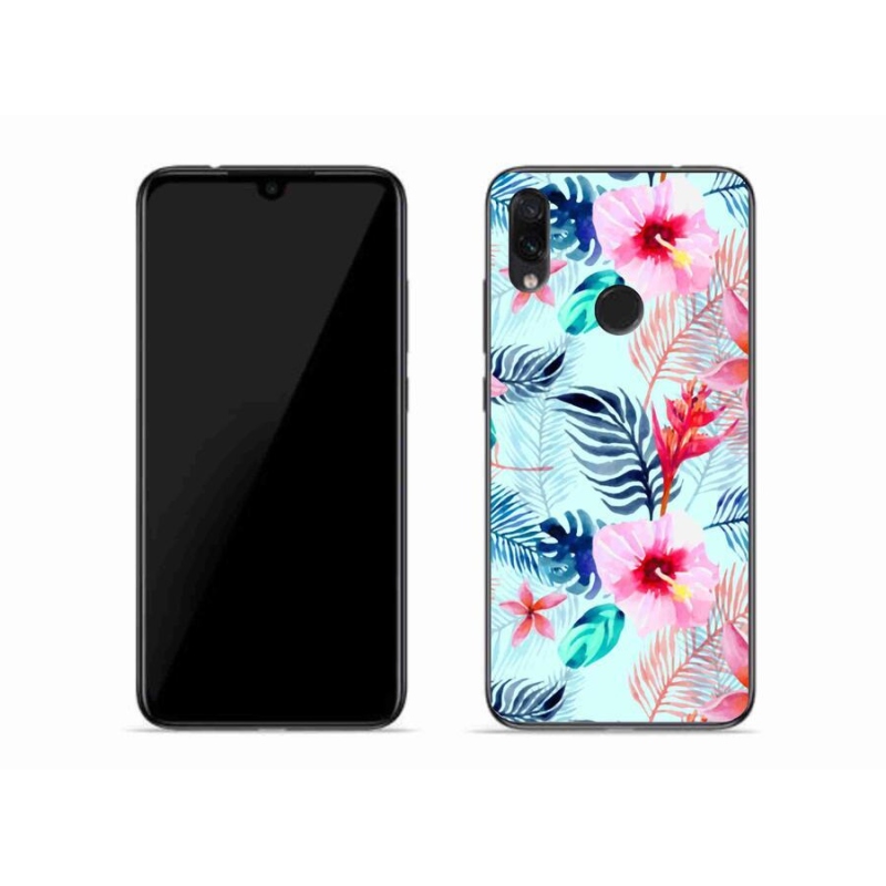 Gél borítás mmCase a Xiaomi Redmi Note 7-hez - virágok