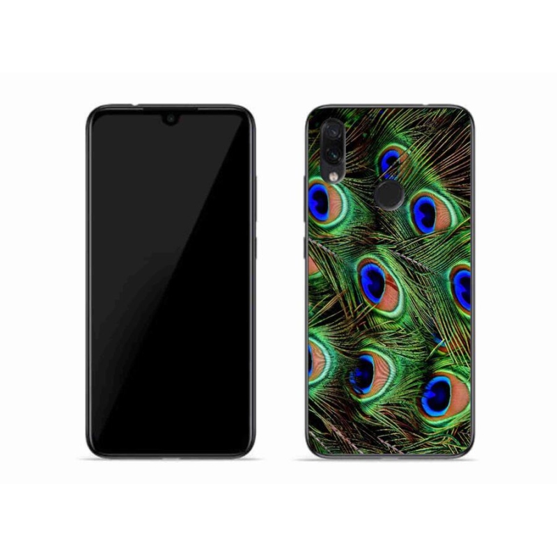 Gél borítás mmCase a Xiaomi Redmi Note 7 készülékhez - pávatoll