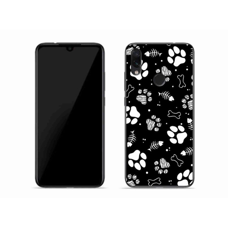Gél borítás mmCase a Xiaomi Redmi Note 7-hez - kutyamancsok