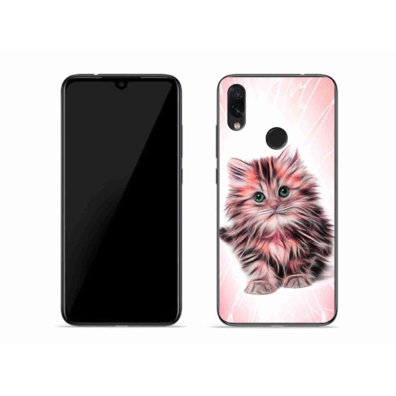 Gél borítás mmCase a Xiaomi Redmi Note 7-hez - aranyos cica