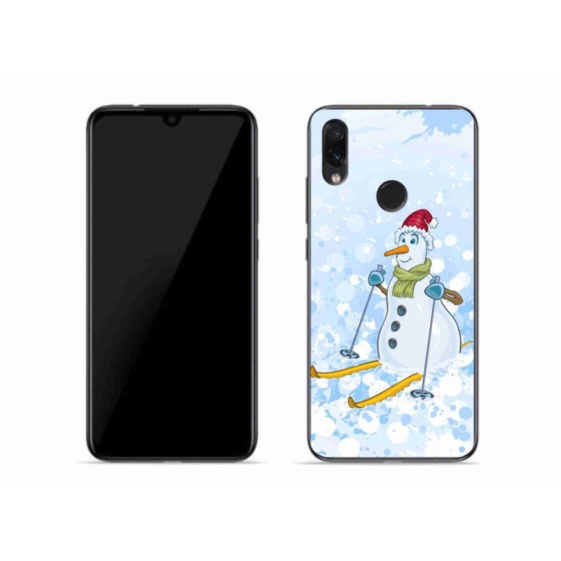 Gél borítás mmCase a Xiaomi Redmi Note 7-hez - hóember