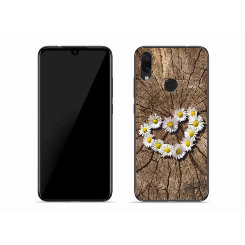 Gél borítás mmCase a Xiaomi Redmi Note 7-hez - százszorszépek szíve