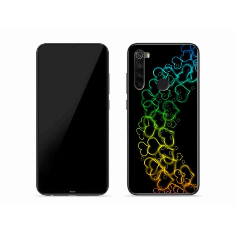 Gél borítás mmCase a Xiaomi Redmi Note 8-hoz - színes szívek