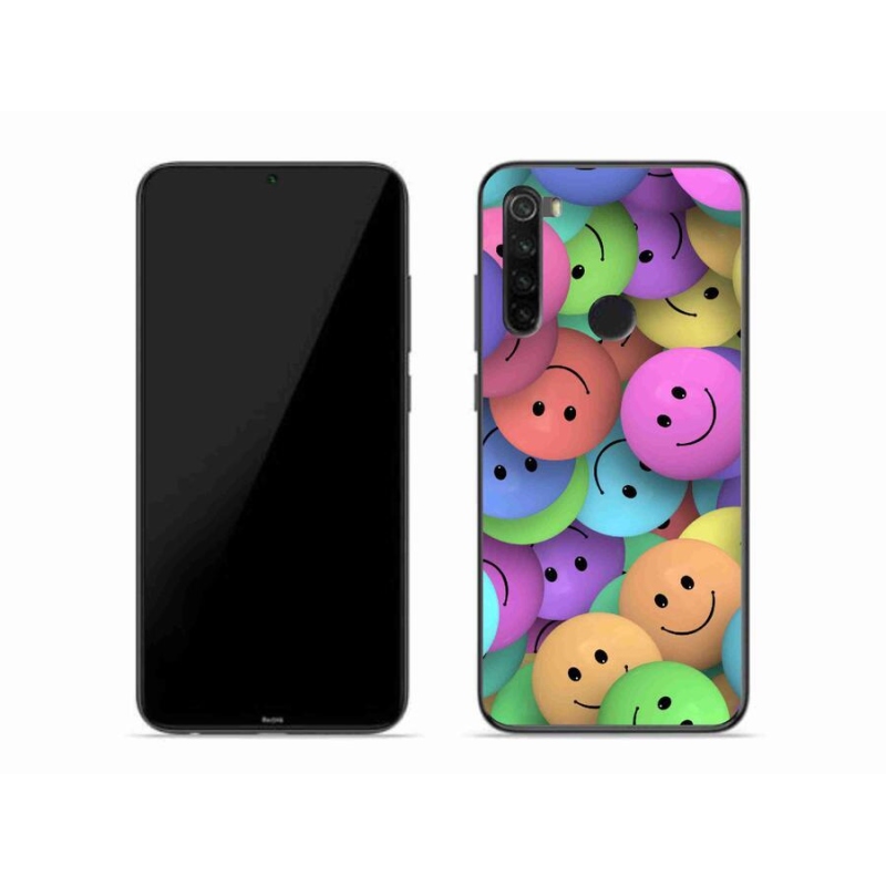 Gél borítás mmCase a Xiaomi Redmi Note 8-hoz - színes smiley-k