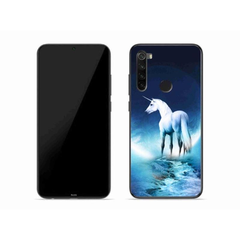 Gél borítás mmCase a Xiaomi Redmi Note 8-hoz - fehér egyszarvú