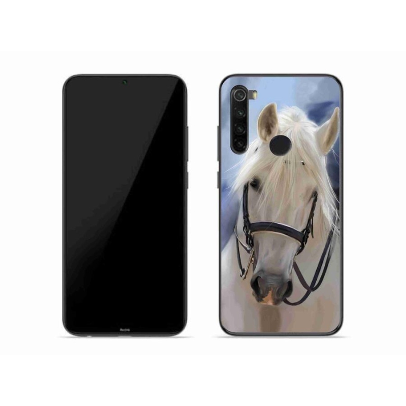 Gél borítás mmCase a Xiaomi Redmi Note 8-hoz - fehér ló